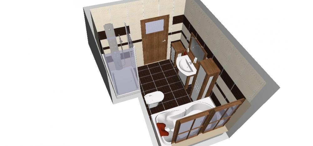 Pomysł na małą łazienke