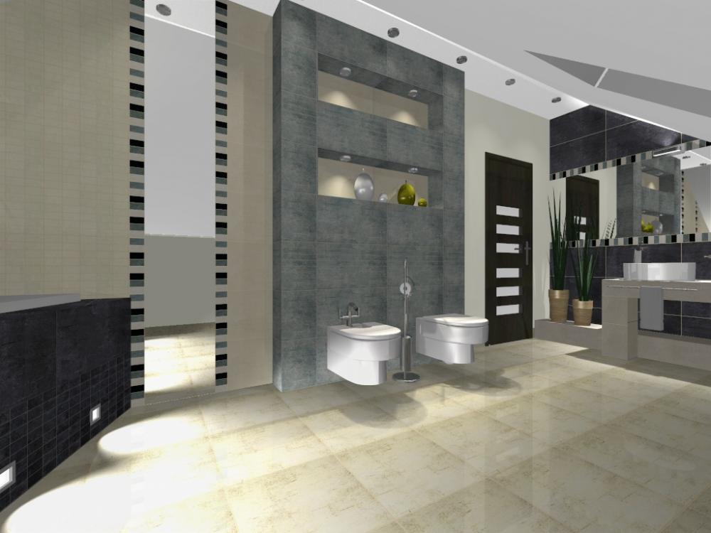 łazienka na poddaszu