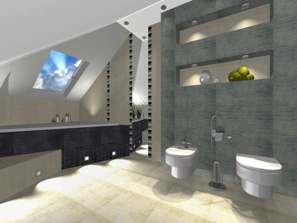 łazienka na poddaszu, zdjęcie 2