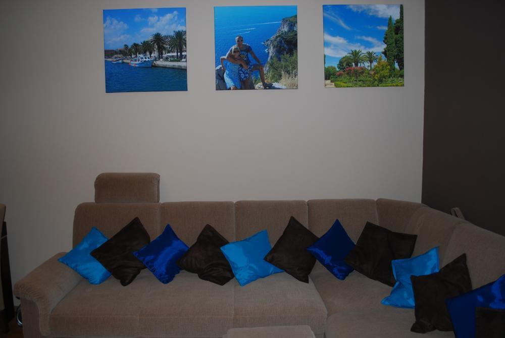 turkusowo brązowy salon, zdjęcie 3