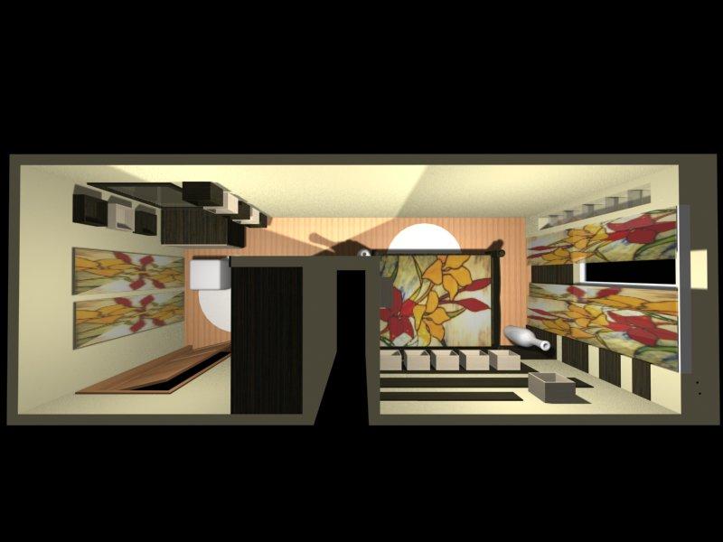 sypialnia w bloku w nietypowym pokoju, zdjęcie 4