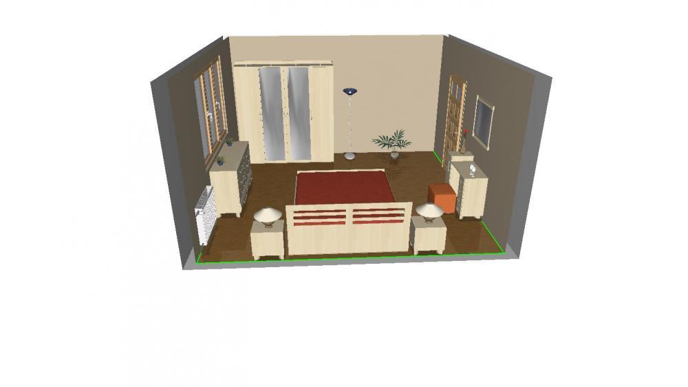 Projekt- sypialnia, zdjęcie 3