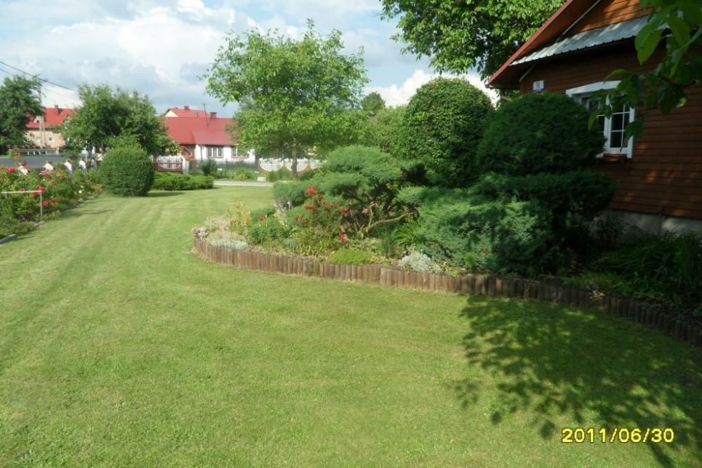 Duży ogród z domem drewnianym, zdjęcie 3