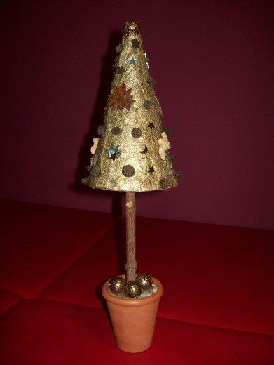 Choinki w doniczce- rękodzieło, zdjęcie 1