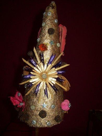 Choinki w doniczce- rękodzieło, zdjęcie 9