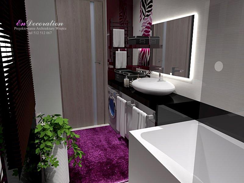 Łazienka z purpurą , zdjęcie 1