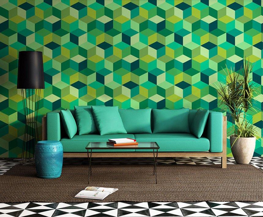 Miętowe inspiracje w dekoracji ścian, zdjęcie 2