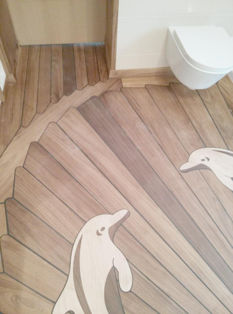 Drewno w łazience, zdjęcie 17