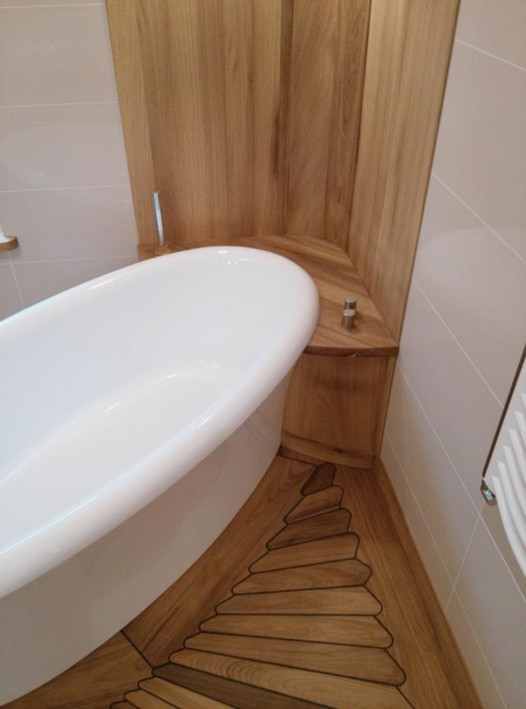 Drewno w łazience, zdjęcie 14