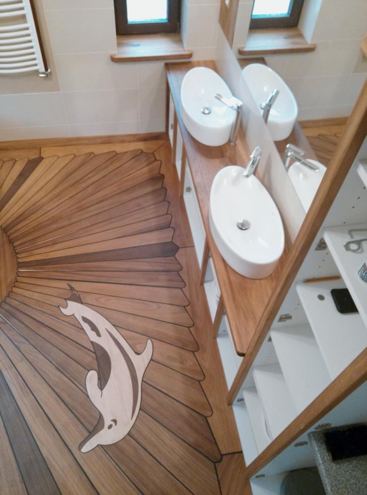 Drewno w łazience, zdjęcie 18