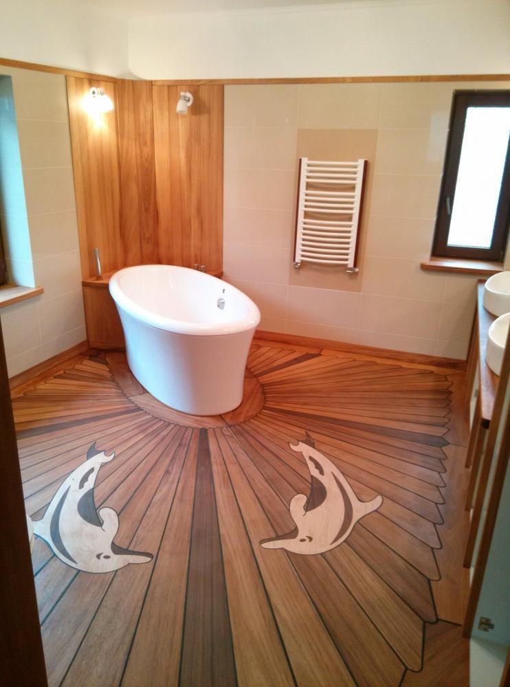 Drewno w łazience, zdjęcie 10