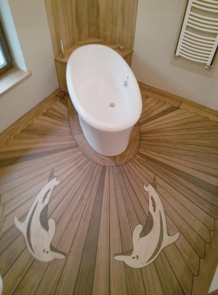 Drewno w łazience, zdjęcie 9