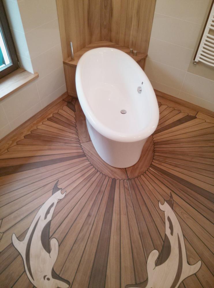 Drewno w łazience, zdjęcie 7