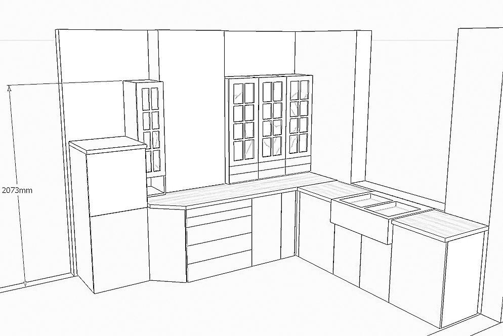 Generalny remont kuchni - projekt, zdjęcie 2