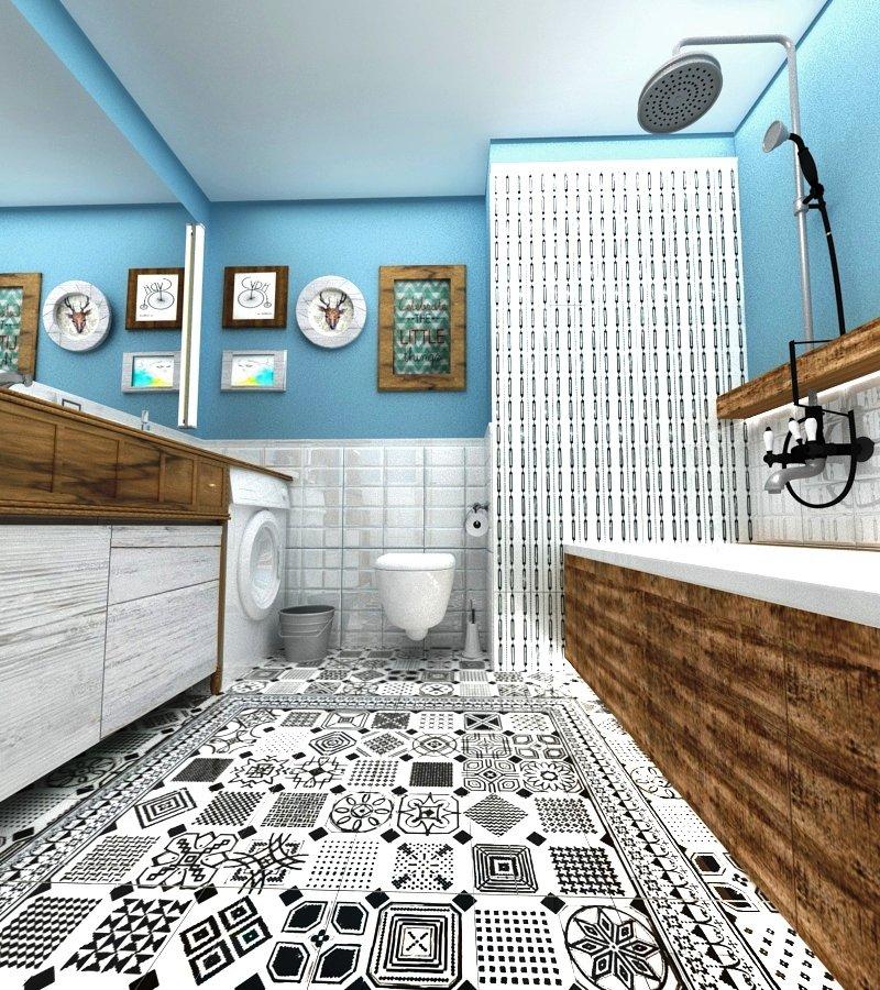 Niebieska łazienka, zdjęcie 7