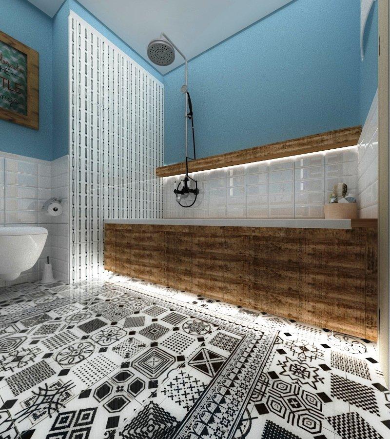 Niebieska łazienka, zdjęcie 4