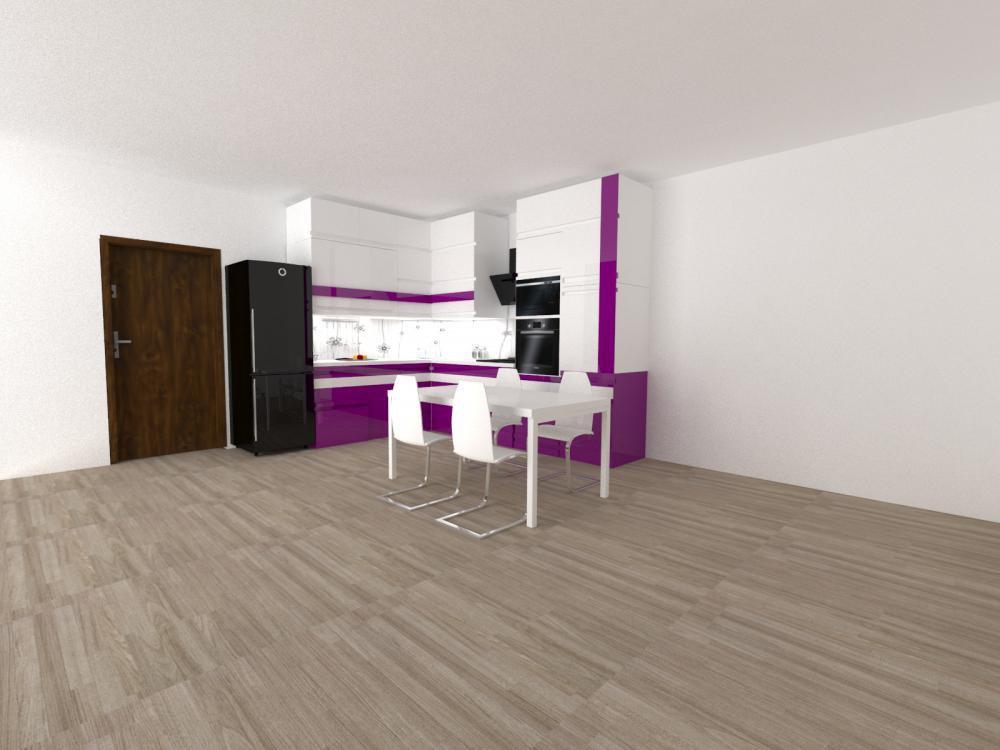 Fioletowo - biała kuchnia, zdjęcie 1