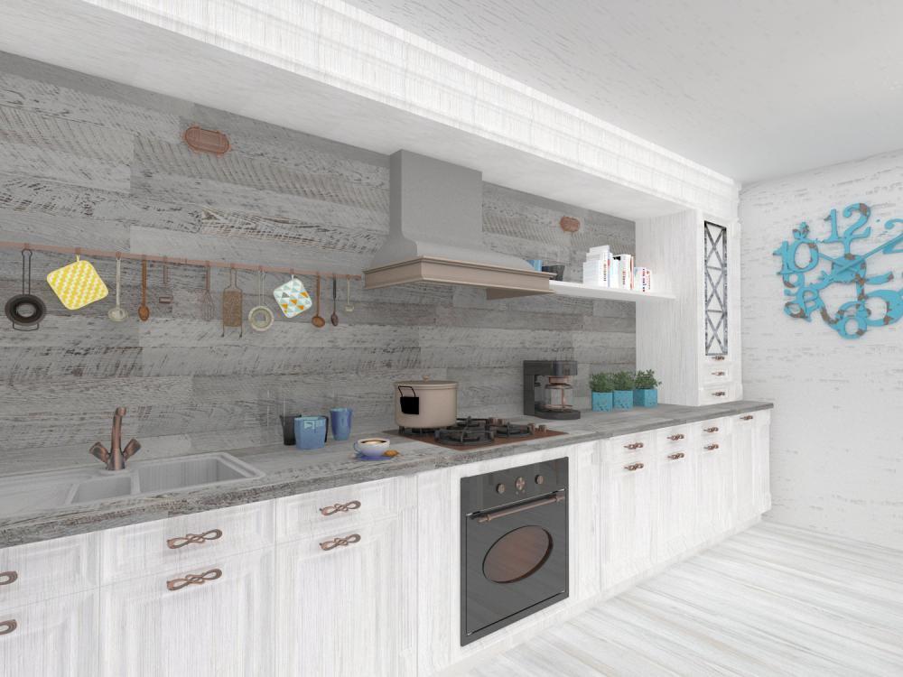 Skandynawski salon z elementami vintage, zdjęcie 15