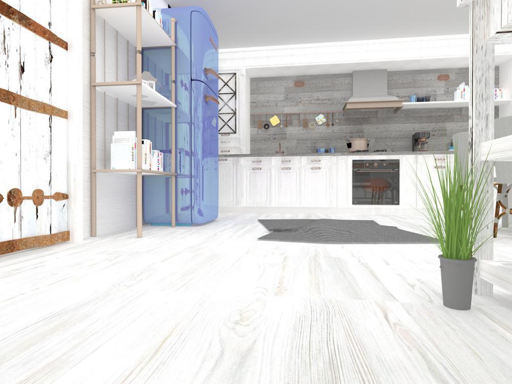 Skandynawski salon z elementami vintage, zdjęcie 9