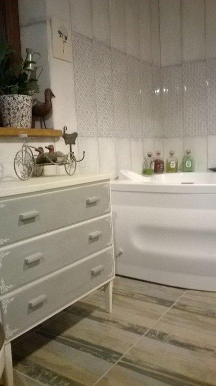 Łazienka rustykalna, zdjęcie 5