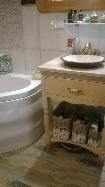 Łazienka rustykalna, zdjęcie 3