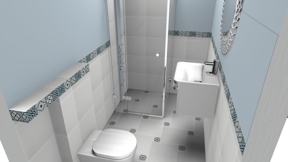 Mała Łazienka w bieli, zdjęcie 2