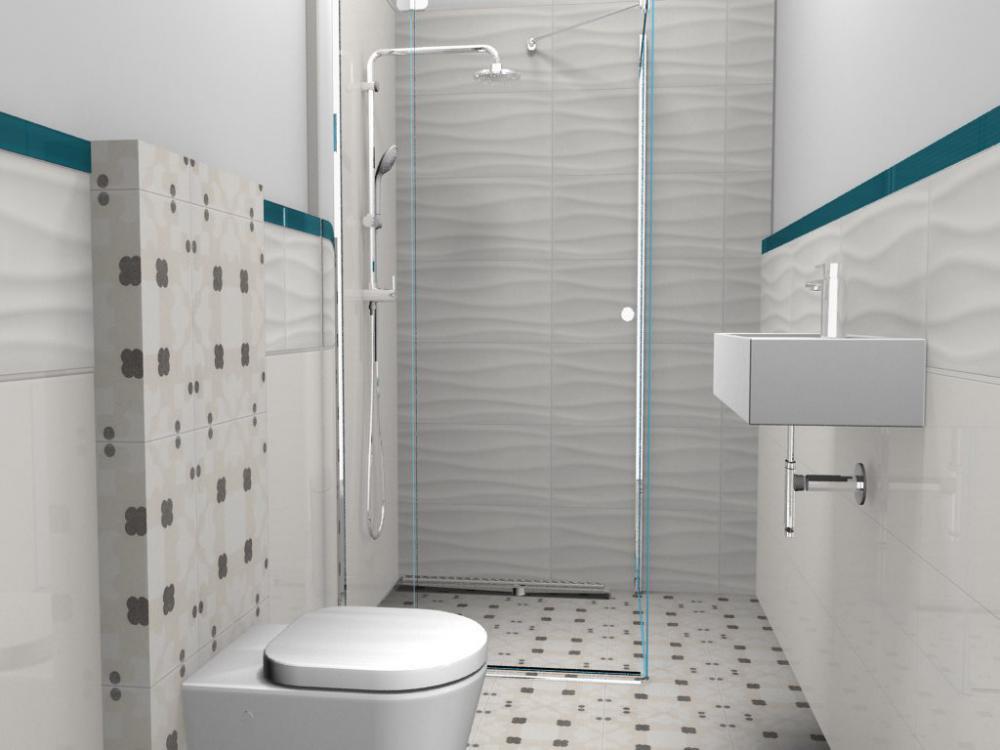 Łazienka płytki 3d, zdjęcie 1