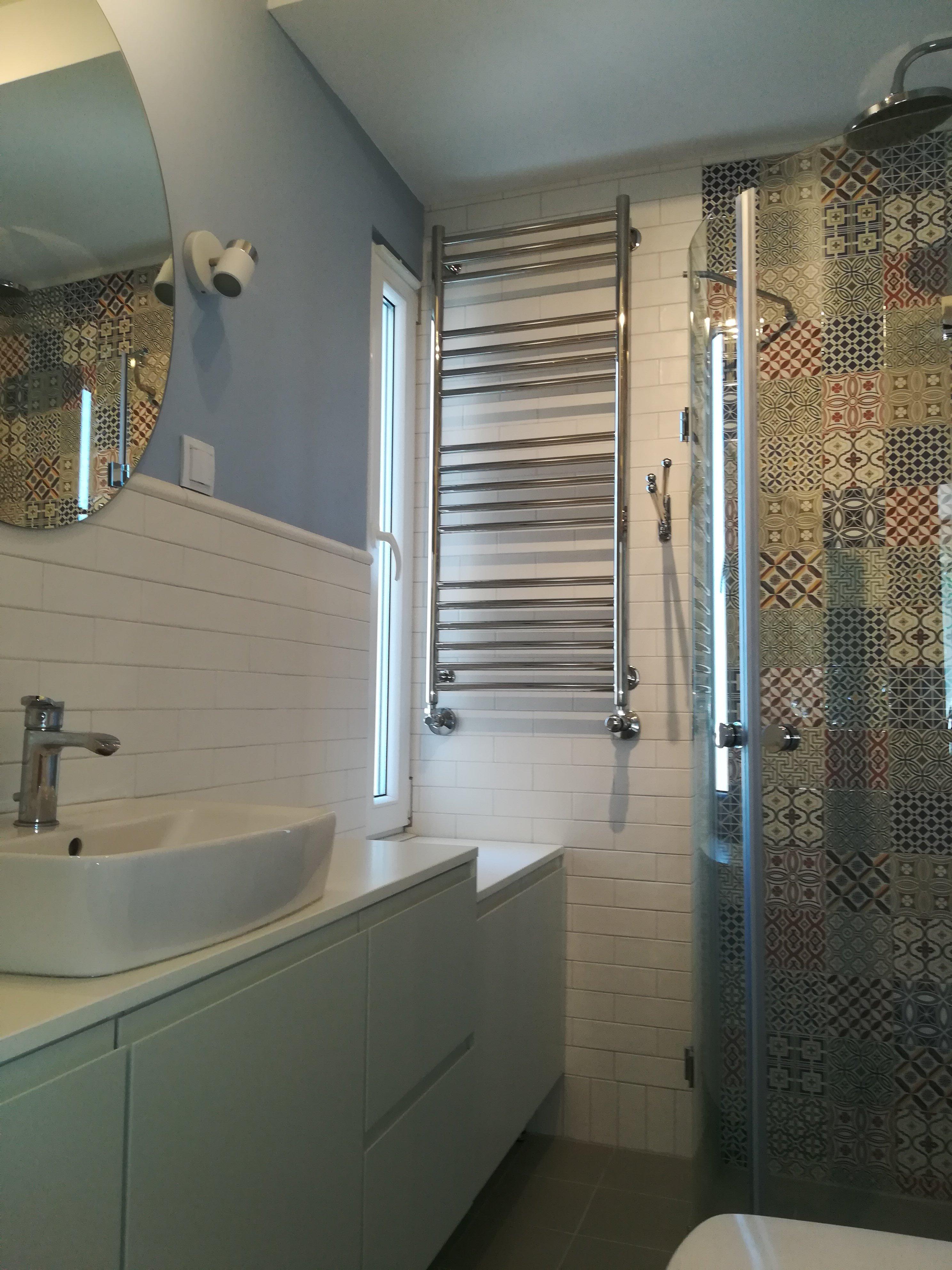 Miejsko-patchworkowa łazienka, zdjęcie 5