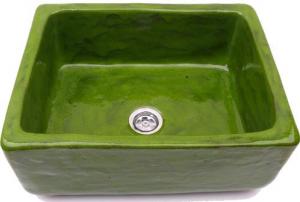 Dekornia umywalka artystyczna zielona