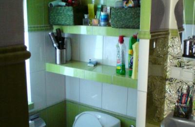 moja łazienka zieleń  kolor wiosny i lata