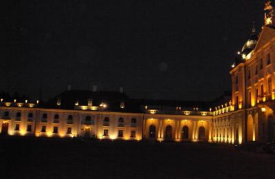Pałac Branickich nocą