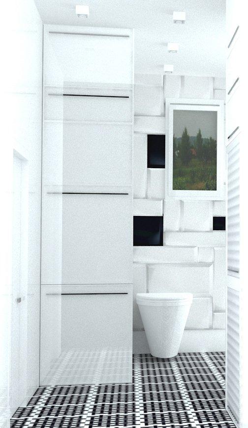 Czarno - biały tetris