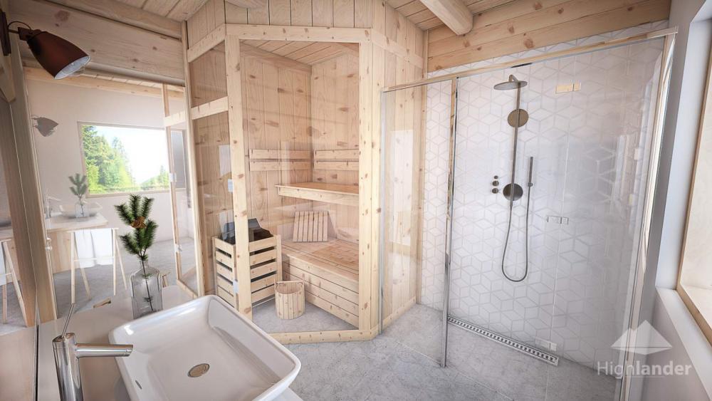 Łazienka Skandynawska w domu z Bali