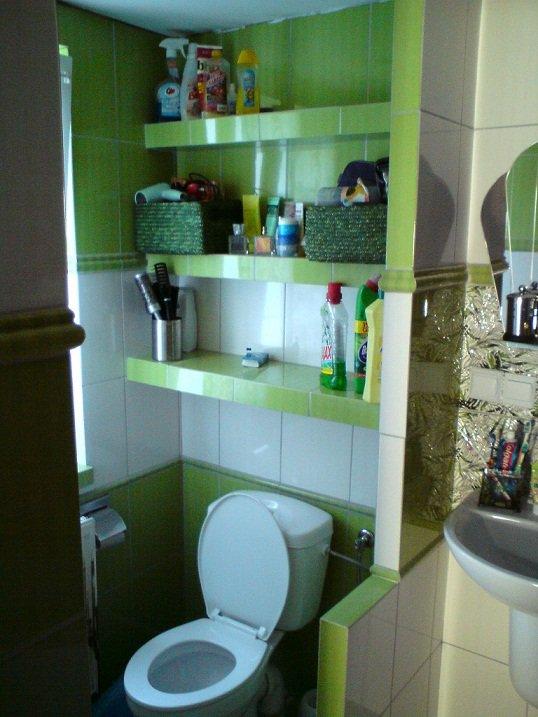 moja łazienka zieleń  kolor wiosny i lata