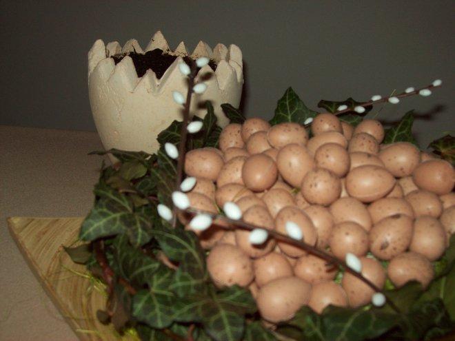 Gniazdo pełne jaj- moja kompozycja