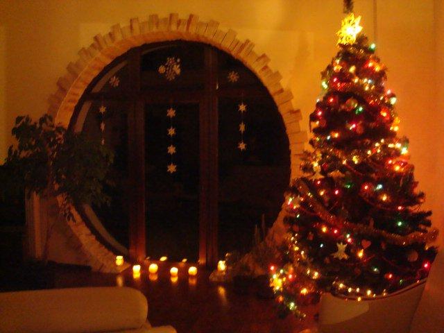 Salon w bożonarodzeniowej szacie