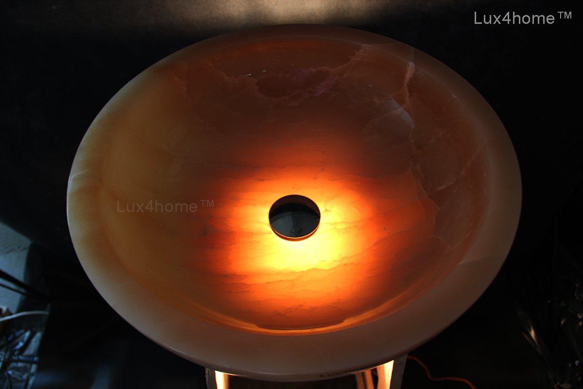 Podświetlony onyks - umywalki onyksowe