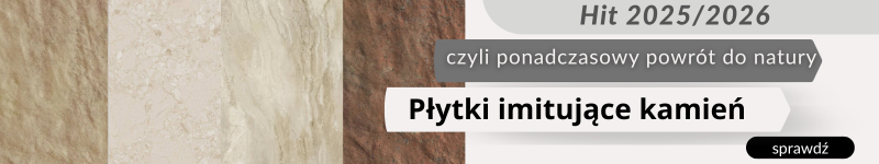 Płytki imitujące kamień