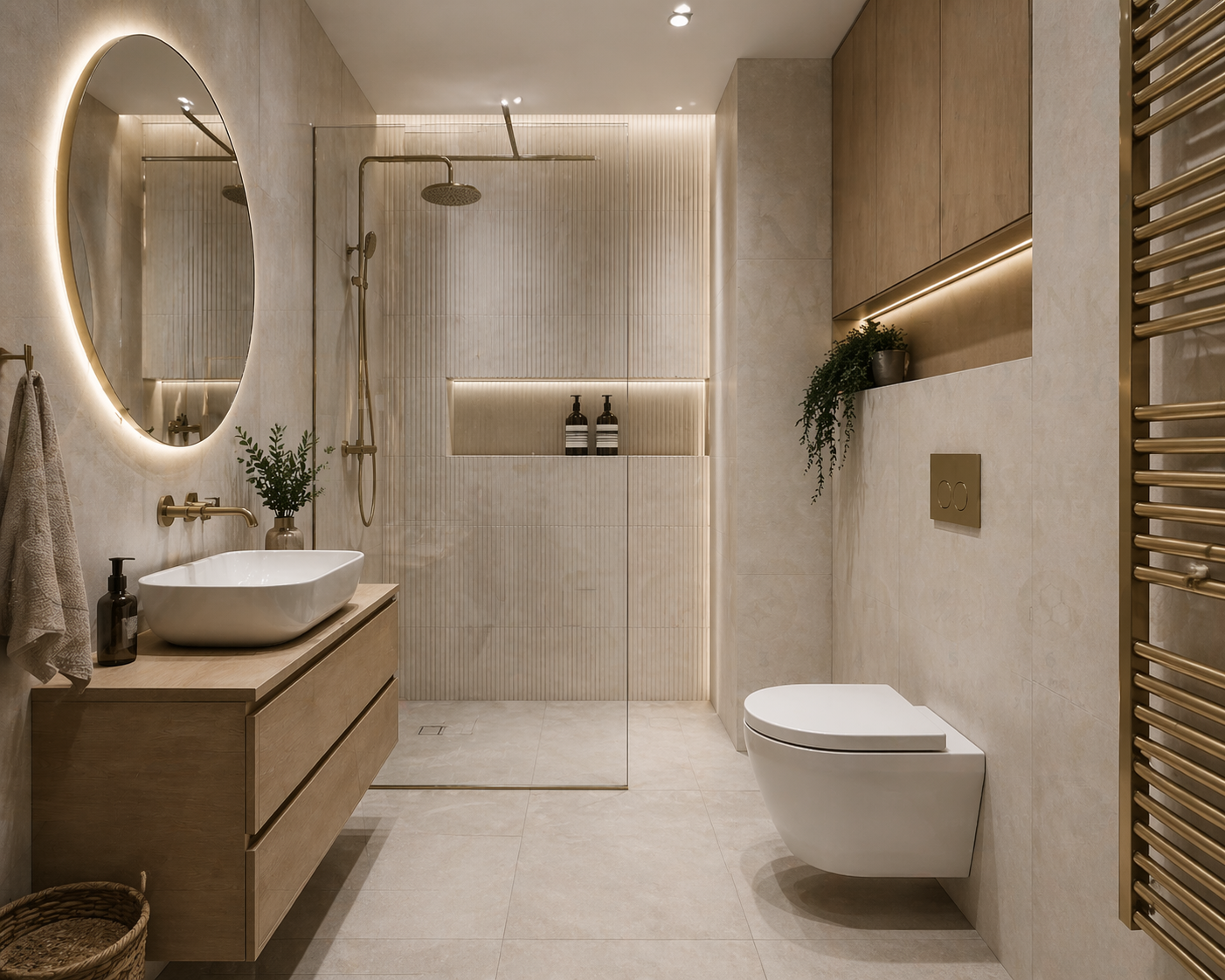 Jakie płytki do małej łazienki wybrać w 2026? 7 trików na optyczne powiększenie przestrzeni