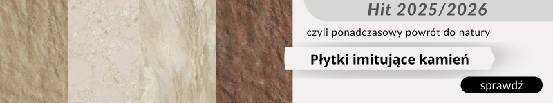 Płytki imitujące kamień