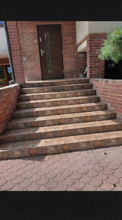 Wirtualna wizualizacja AI - Paradyż Ardis Light stopnica Prosta struktura mat 30x60  na podłodze
