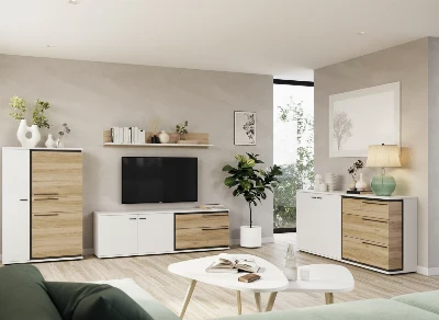 Wirtualna wizualizacja AI - Argenta Milena Haya gres rektyfikowany 20x120  na podłodze