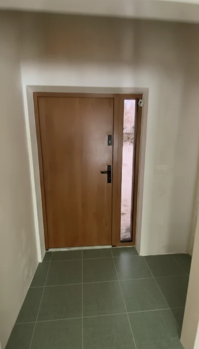 Wirtualna wizualizacja AI - Aparici Stitch Green gres rektyfikowany 59.55x59.55  na podłodze