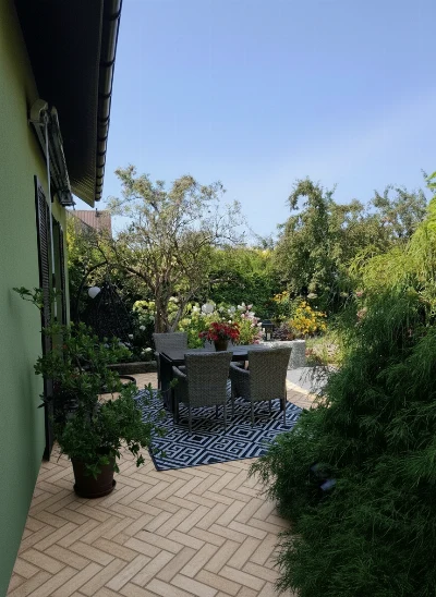 Wirtualna wizualizacja AI - Bestile Spica Natural gres 40x60  na podłodze